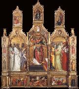 Giovanni dal ponte Polyptych of the Ascension of Saint John the Evangelist oil